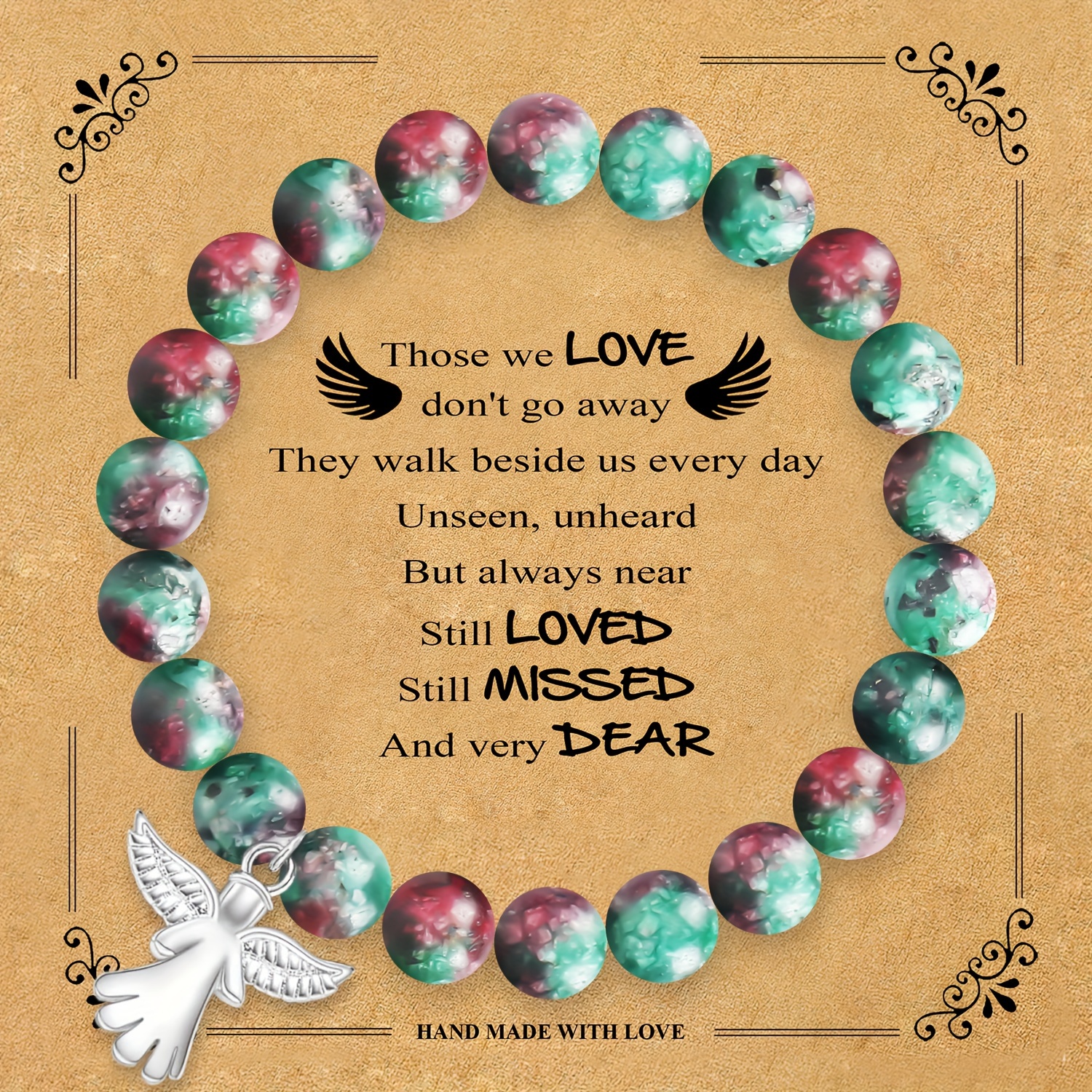Stylish Bracelet with Blessing Card, Easter Gift